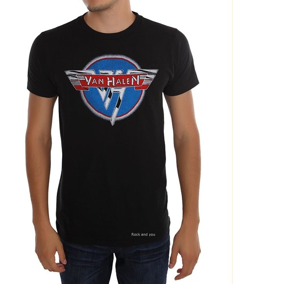 Tultex Other - Van Halen Logo metal rock Official T-Shirt 3XL XXXL NWT